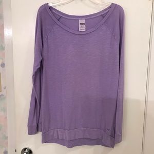 PINK Long sleeve thin tunic